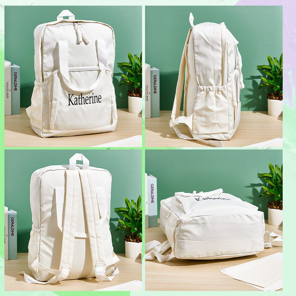 Personalized Embroidered Name Backpack – Custom School & Travel Bag for Kids and Teens Great Gift for Friends, Grandchildren and More